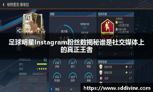 足球明星Instagram粉丝数揭秘谁是社交媒体上的真正王者